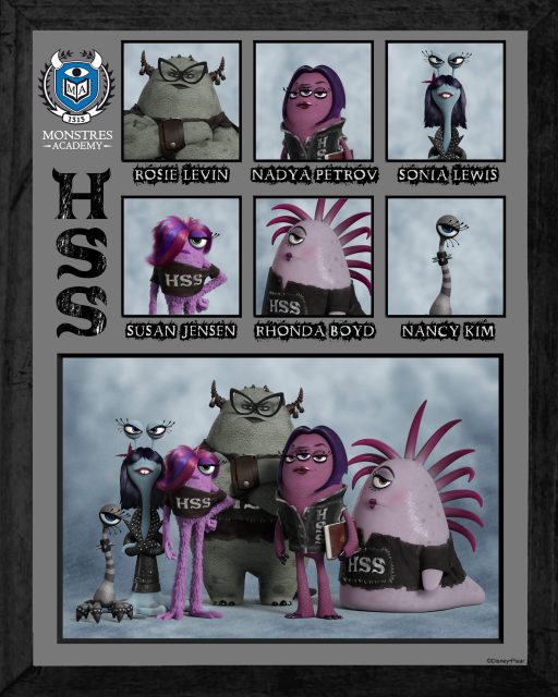 Monstres Academy - Photos et affiches. 61 Affiche Poster de Monstres Academy Monsters University Pixar 2013