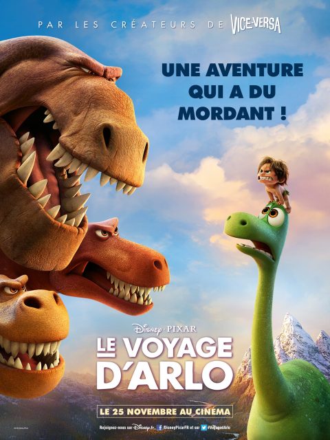 Le voyage d'Arlo - Photos et affiches. 4 Affiche Poster de Le voyage d'Arlo The Good Dinosaur Pixar 2015