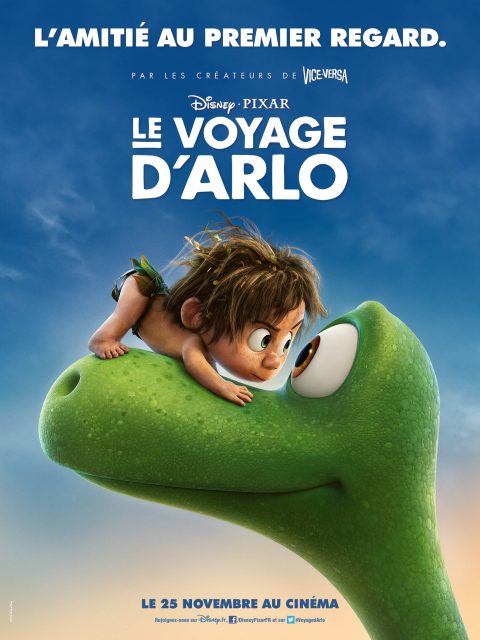 Le voyage d'Arlo - Photos et affiches. 3 Affiche Poster de Le voyage d'Arlo The Good Dinosaur Pixar 2015