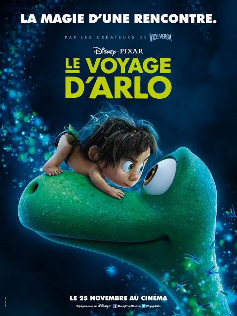Le voyage d'Arlo - Photos et affiches. 2 Affiche Poster de Le voyage d'Arlo The Good Dinosaur Pixar 2015