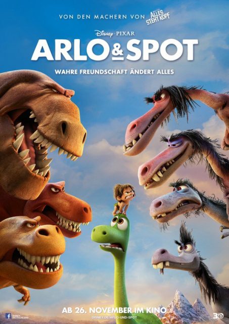 Le voyage d'Arlo - Photos et affiches. 7 Affiche Poster de Le voyage d'Arlo The Good Dinosaur Pixar 2015