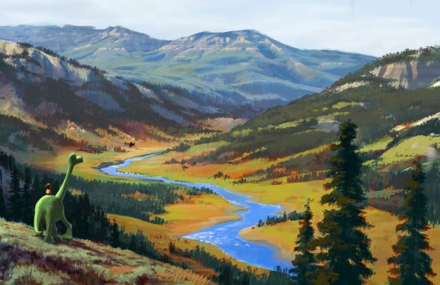 Le voyage d'Arlo - Photos et affiches. 41 Concept art de Le voyage d'Arlo The Good Dinosaur Pixar 2015