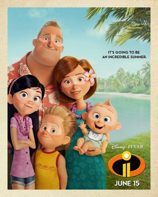 Les Indestructibles 2 - Photos et affiches. 14 Affiche Poster de Les Indestructibles 2 Incredibles Pixar 2018