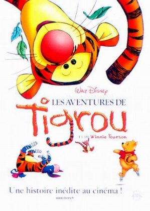 walt disney animation disneytoon studios affiche aventures tigrou poster tigger movie