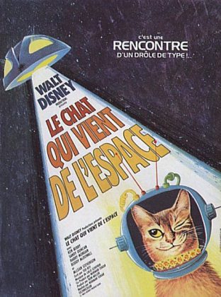 walt disney company walt disney pictures affiche chat vient espace cat outer space