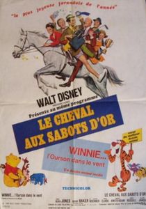 walt disney company walt disney pictures affiche cheval sabots or poster horse gray flannel suit