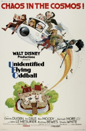 walt disney company walt disney pictures affiche cosmonaute chez roi arthur poster unidentified flying oddball