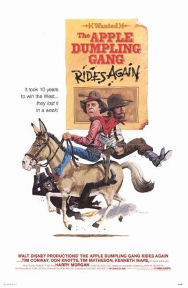 walt disney company walt disney pictures affiche gang chaussons pommes poster apple dumpling gang rides again