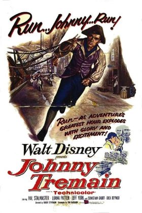 walt disney company walt disney pictures affiche johnny tremain poster