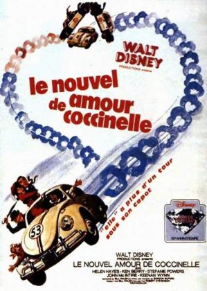 walt disney company walt disney pictures affiche nouvel amour coccinelle poster herbie rides again