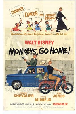 walt disney company walt disney pictures affiche rentrez chez vous-singes poster monkeys home