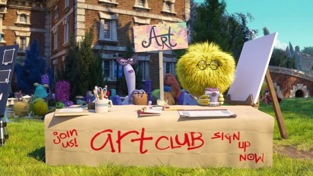 Le club d'art - Personnage - Monstres Academy. 3 art club personnage character monstres academy monsters university disney pixar
