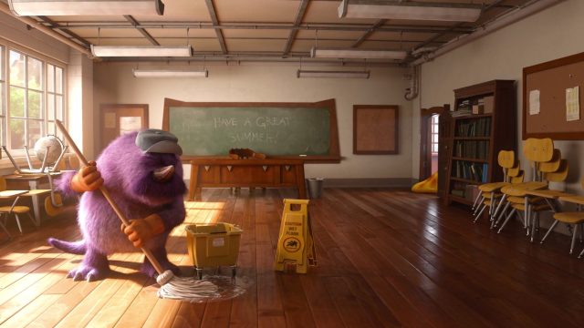 Le concierge - Personnage - Monstres Academy. 1 concierge janitor personnage character monstres academy monsters university disney pixar