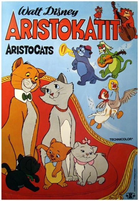 Les aristochats - Photos et affiches. 20 Affiche Les Aristochats Disney Poster The Aristocats