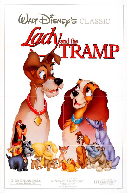 La Belle et le Clochard - Photos et affiches. 8 Affiche La belle et le clochard Disney Poster Lady and the tramp