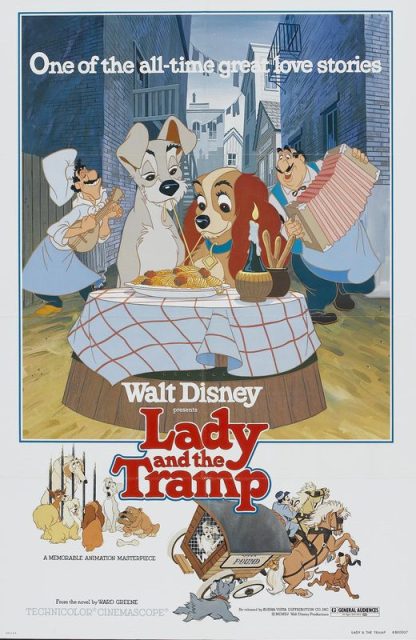 La Belle et le Clochard - Photos et affiches. 13 Affiche La belle et le clochard Disney Poster Lady and the tramp