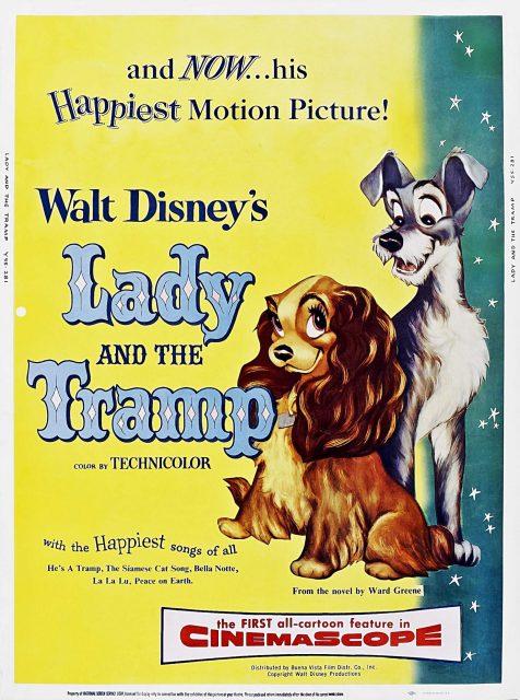 La Belle et le Clochard - Photos et affiches. 11 Affiche La belle et le clochard Disney Poster Lady and the tramp