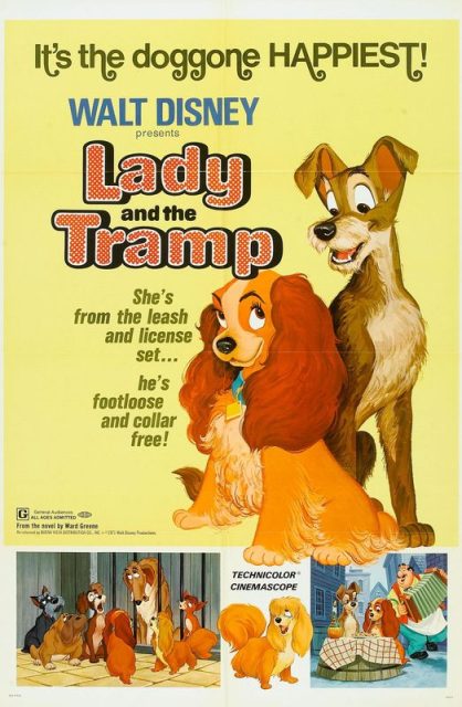 La Belle et le Clochard - Photos et affiches. 9 Affiche La belle et le clochard Disney Poster Lady and the tramp