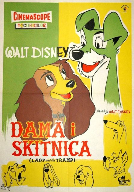 La Belle et le Clochard - Photos et affiches. 26 Affiche La belle et le clochard Disney Poster Lady and the tramp