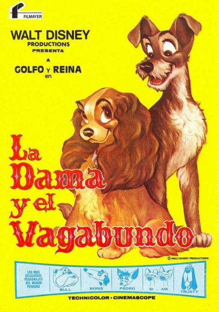 La Belle et le Clochard - Photos et affiches. 25 Affiche La belle et le clochard Disney Poster Lady and the tramp
