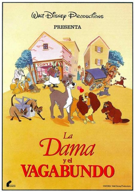 La Belle et le Clochard - Photos et affiches. 24 Affiche La belle et le clochard Disney Poster Lady and the tramp