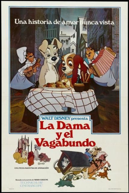 La Belle et le Clochard - Photos et affiches. 22 Affiche La belle et le clochard Disney Poster Lady and the tramp