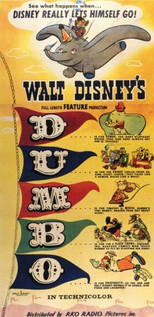 Dumbo - Photos et affiches. 6 Affiche Dumbo Disney Poster