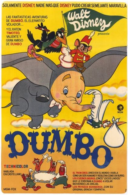 Dumbo - Photos et affiches. 14 Affiche Dumbo Disney Poster
