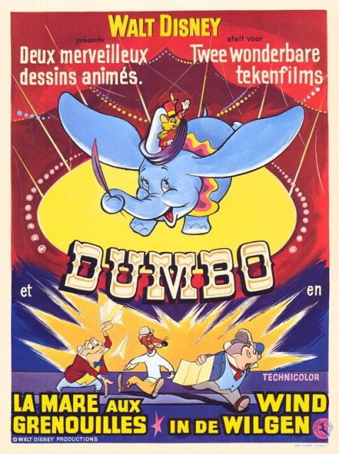 Dumbo - Photos et affiches. 13 Affiche Dumbo Disney Poster