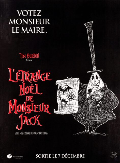 Affiche Poster étrange noel monsieur jack nightmare before christmas disney touchstone