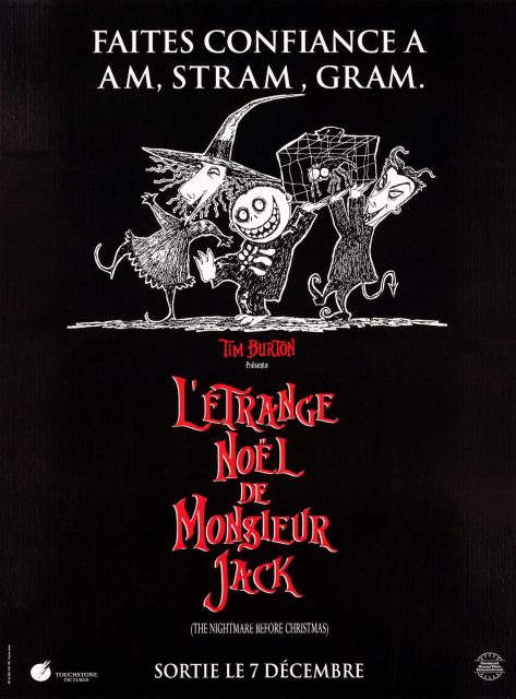 Affiche Poster étrange noel monsieur jack nightmare before christmas disney touchstone