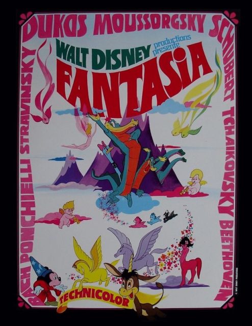 Fantasia - Photos et affiches. 5 Affiche Fantasia Disney Poster