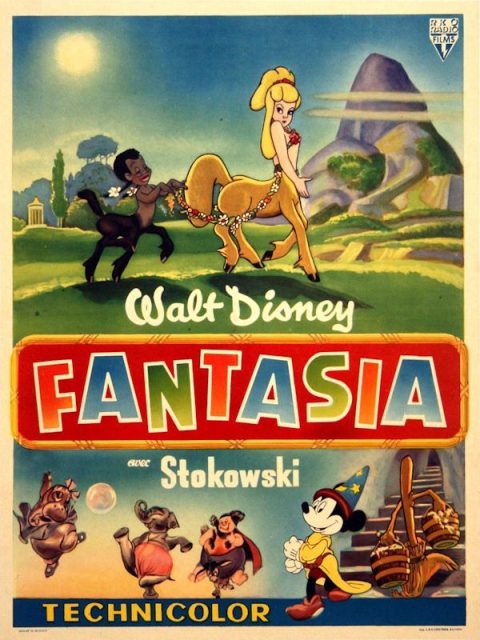 Fantasia - Photos et affiches. 4 Affiche Fantasia Disney Poster