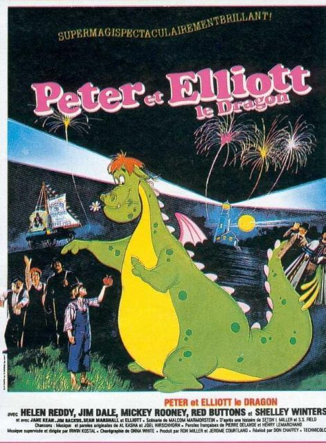 Peter et Elliott le dragon. 1 Affiche Poster de Peter et Elliott le dragon 1977