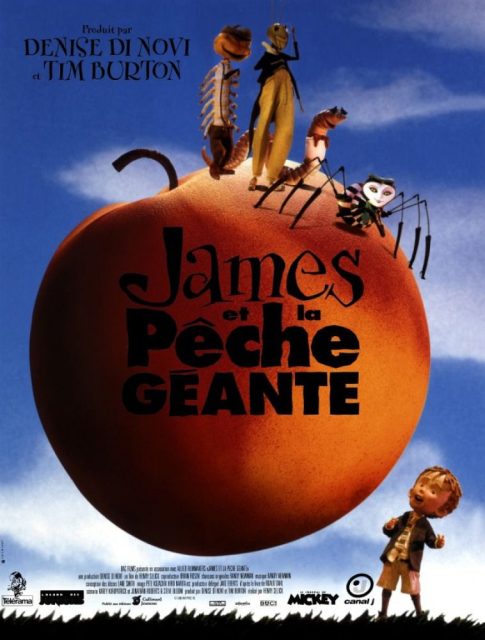 Affiche Poster james pêche géante giant peach disney