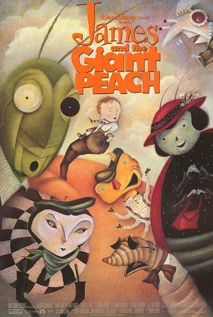 Affiche Poster james pêche géante giant peach disney