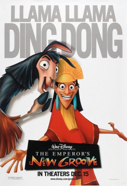 Kuzco l'empereur mégalo - Photos et affiches. 9 Affiche Kuzco Empereur Megalo Disney Poster New groove emperor