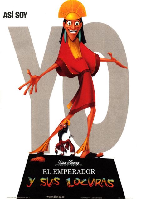 Kuzco l'empereur mégalo - Photos et affiches. 10 Affiche Kuzco Empereur Megalo Disney Poster New groove emperor