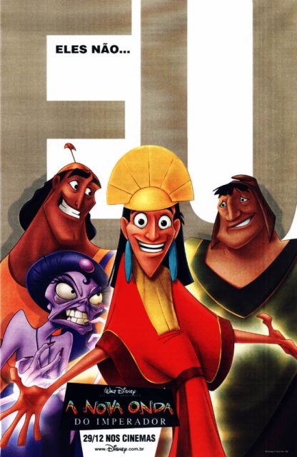 Kuzco l'empereur mégalo - Photos et affiches. 15 Affiche Kuzco Empereur Megalo Disney Poster New groove emperor