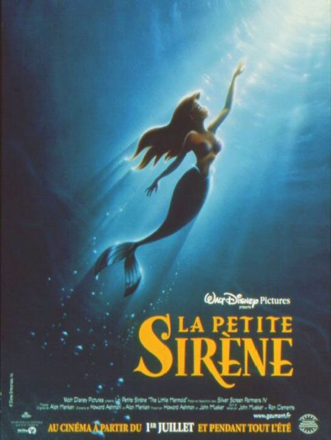 La petite sirène - Photos et affiches. 2 Affiche La petite sirène Disney Little mermaid Poster