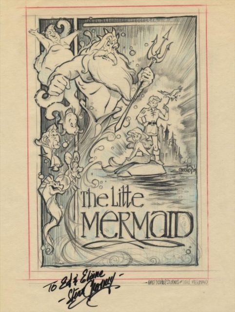 La petite sirène - Photos et affiches. 3 Affiche La petite sirène Disney Little mermaid Poster