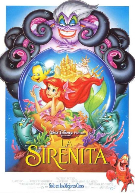 La petite sirène - Photos et affiches. 22 Affiche La petite sirène Disney Little mermaid Poster