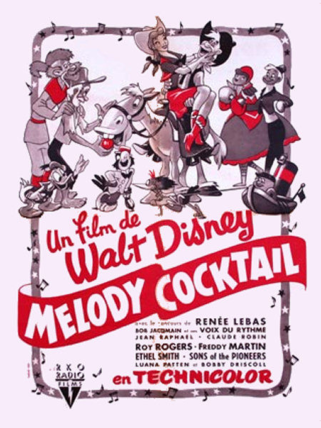 Mélodie cocktail - Photos et affiches. 2 Affiche Mélodie cocktail Disney Poster Melody time