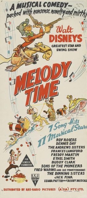 Mélodie cocktail - Photos et affiches. 6 Affiche Mélodie cocktail Disney Poster Melody time