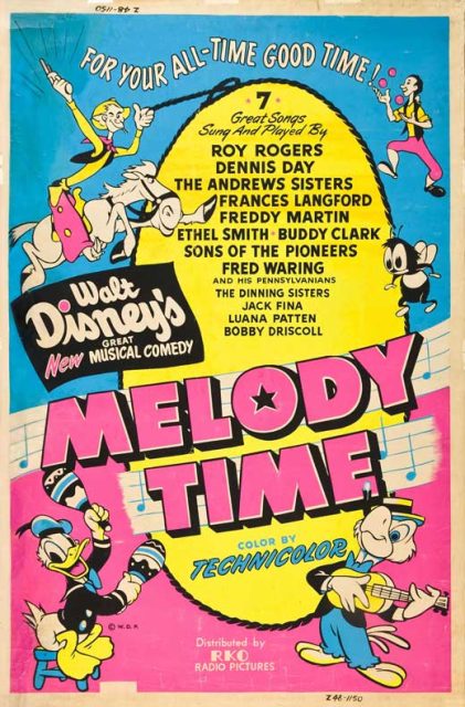 Mélodie cocktail - Photos et affiches. 7 Affiche Mélodie cocktail Disney Poster Melody time