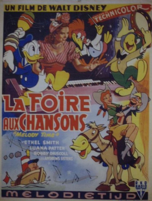 Mélodie cocktail - Photos et affiches. 12 Affiche Mélodie cocktail Disney Poster Melody time