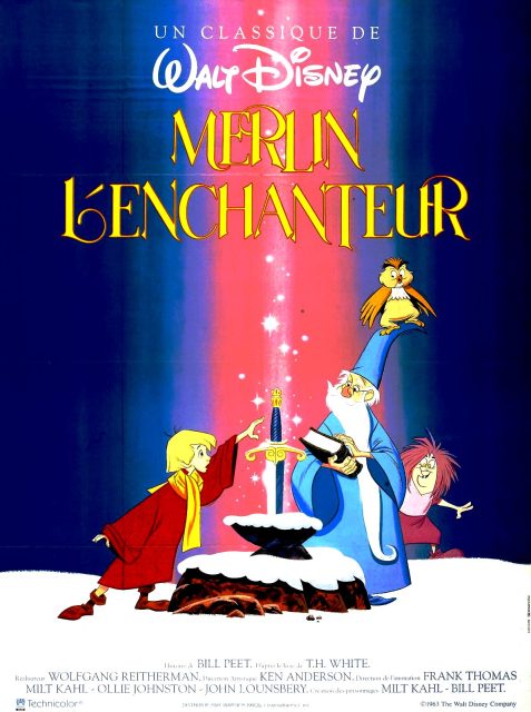 Merlin l'enchanteur - Photos et affiches. 1 Affiche Merlin l'enchanteur Disney Poster The sword in the stone