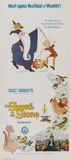 Merlin l'enchanteur - Photos et affiches. 5 Affiche Merlin l'enchanteur Disney Poster The sword in the stone