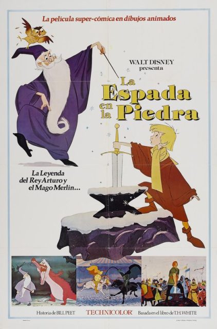 Merlin l'enchanteur - Photos et affiches. 14 Affiche Merlin l'enchanteur Disney Poster The sword in the stone
