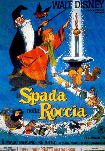 Merlin l'enchanteur - Photos et affiches. 12 Affiche Merlin l'enchanteur Disney Poster The sword in the stone